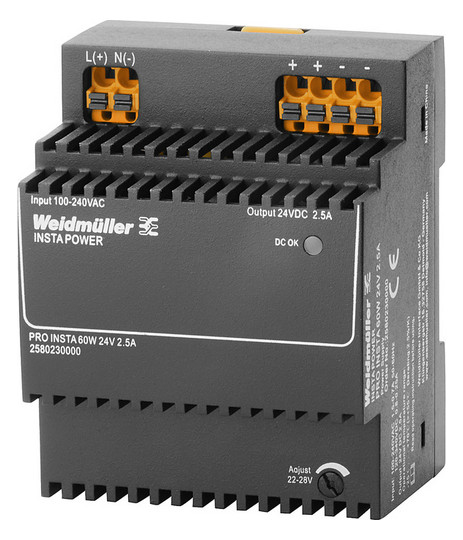 Weidmüller PRO INSTA 60W 24V 2.5A 
