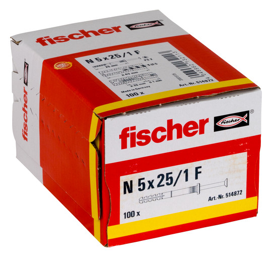 Fischer Nageldübel N 5x25/1       514872 