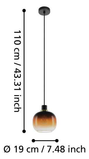 EGLO HL/1 E27 SW/MS-GEB. SW-BRAUN- 99614 