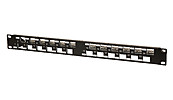 Modulträger 24Ports 1HE Schirm 44,45x482,6x90mm 19Zoll-Einbau