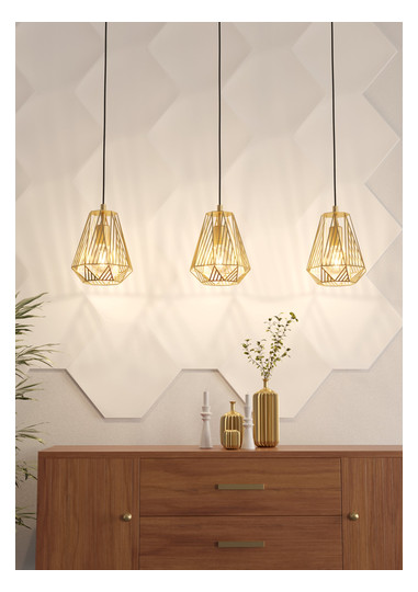 EGLO Hängeleuchte STYPE goldfarben 43696 