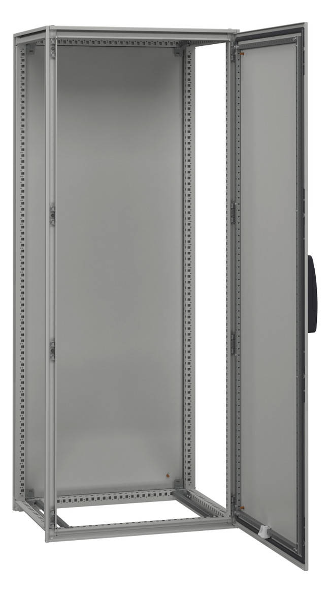 Standschrank ST IP55 B800xH1800xT500mm pulverbesch RAL7035 Koppelbar