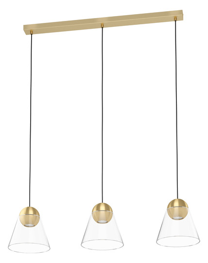 EGLO Hängeleuchte/3 GU10 Messing-  99629 