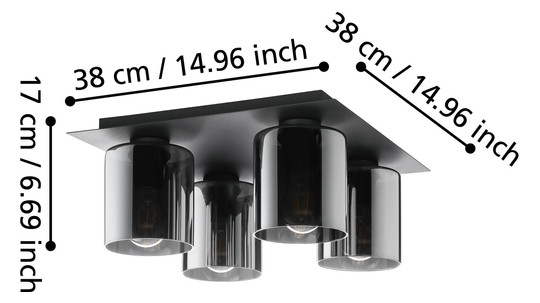 EGLO Wand und Deckenleuchte        99632 