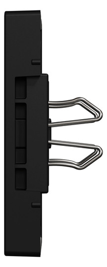 Zentralplatte USB sw einrasten m.Aufdr m.Beschr.Feld