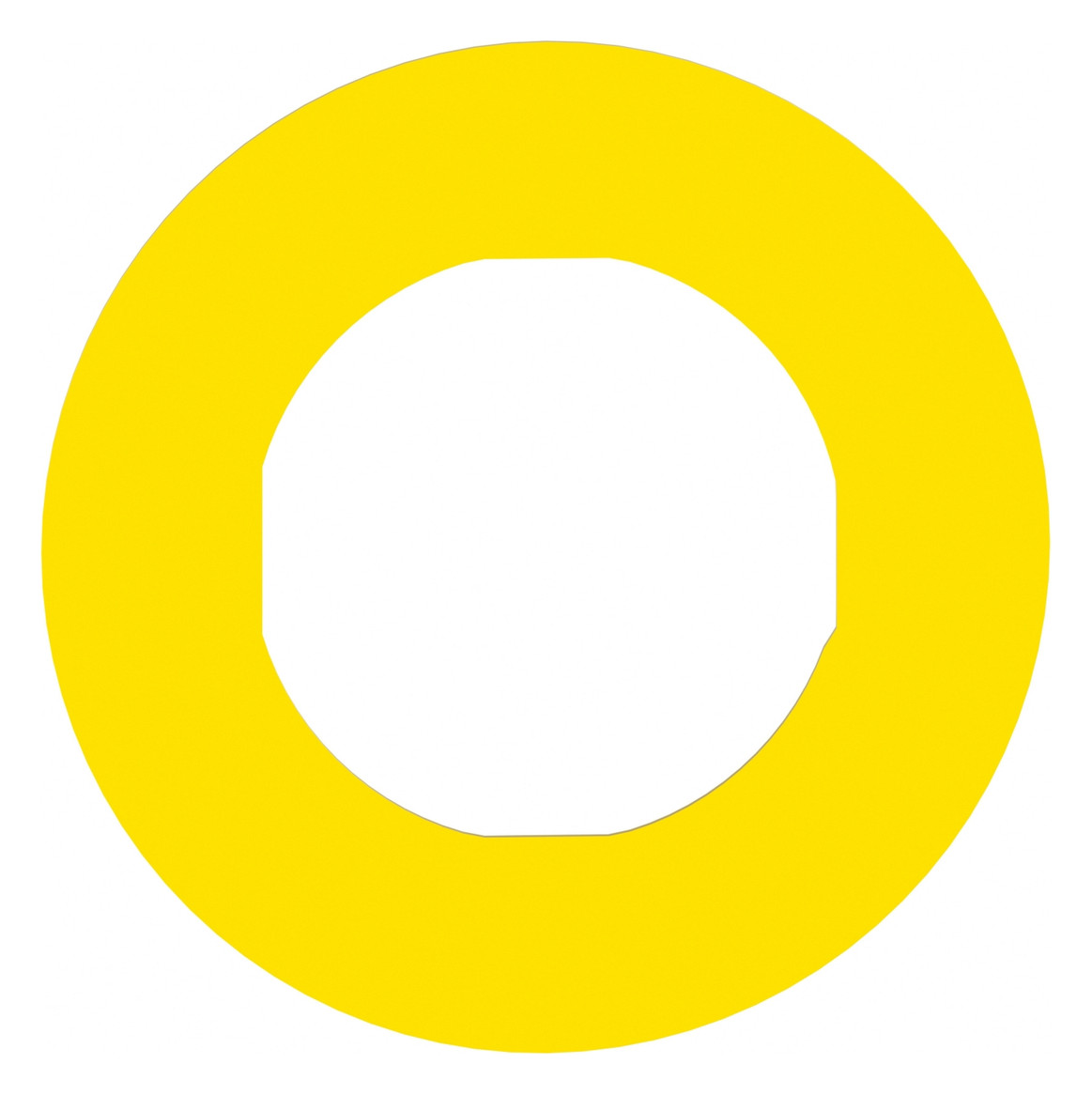 Bezeichnungsschild ge rnd NOT-AUS Ø60mm englisch Bez.Schild Symbol E-Stop