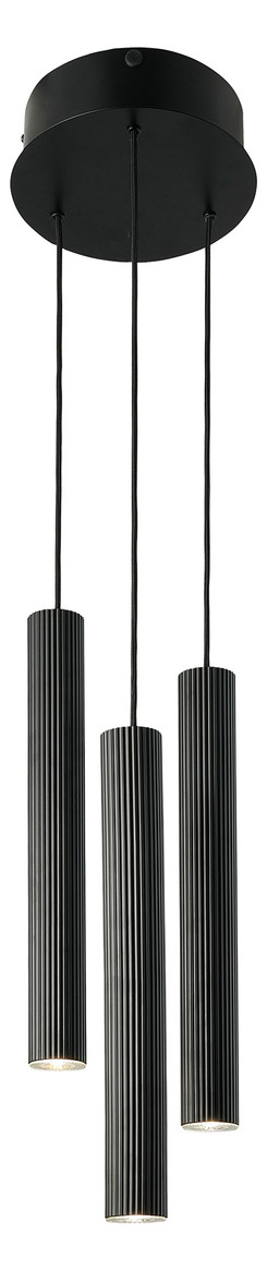 LED-Pendelleuchte 3x5W Vico sw GU10 sym IP20 3LEDs LED austauschbar Ø220mm
