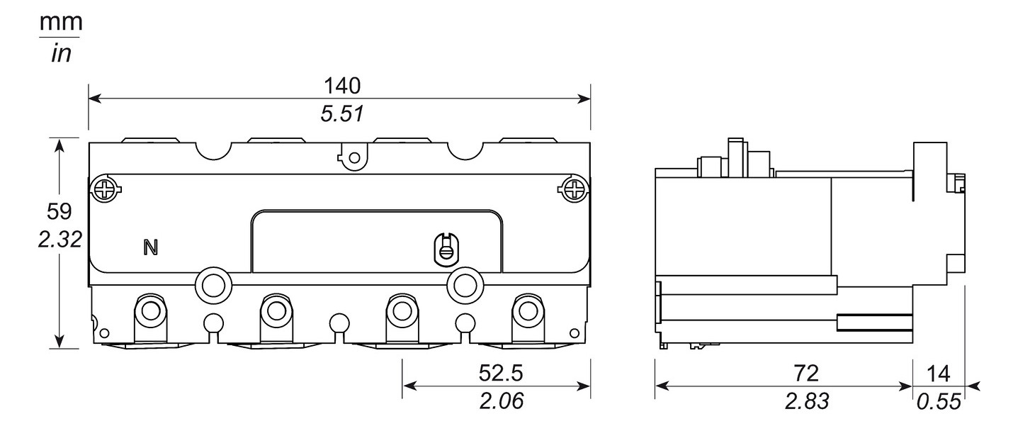 Drehstromzähler Vierleit Compact elektr geeicht A 300A 250A Modbus 184-276V/N-L
