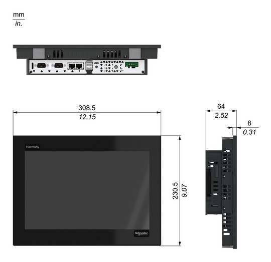 Schneider Harmony Web      HMIGT6640WCDW 