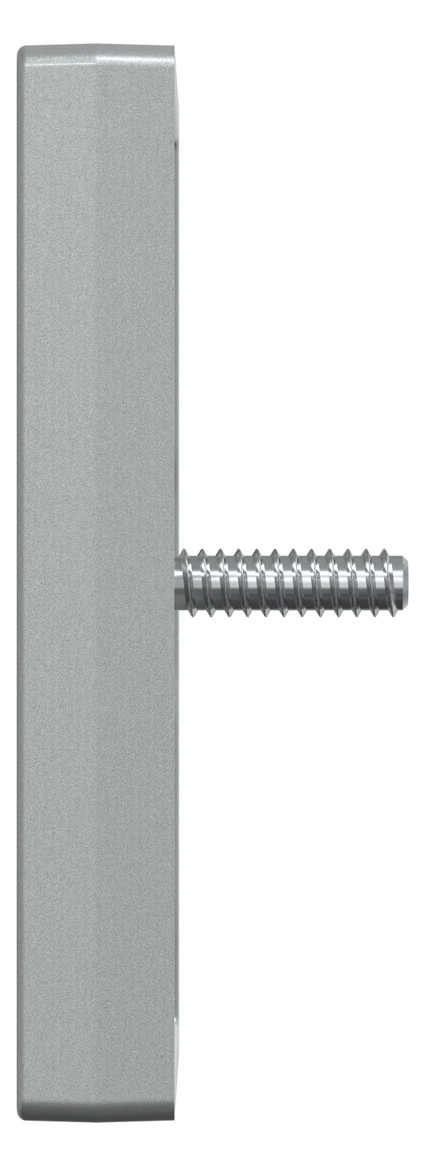 Zentralplatte Sat/TV/Radi System M alu Schraubbef 3f