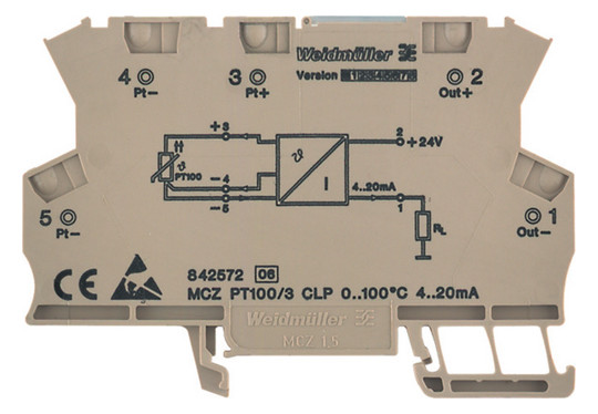 Weidmüller MCZ PT100/3 CLP 0...120C 