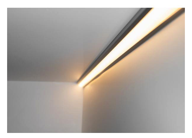 LED-Lichtband 10W/m ws 3000K IP00 DC 24V LED nicht austauschbar 62mm