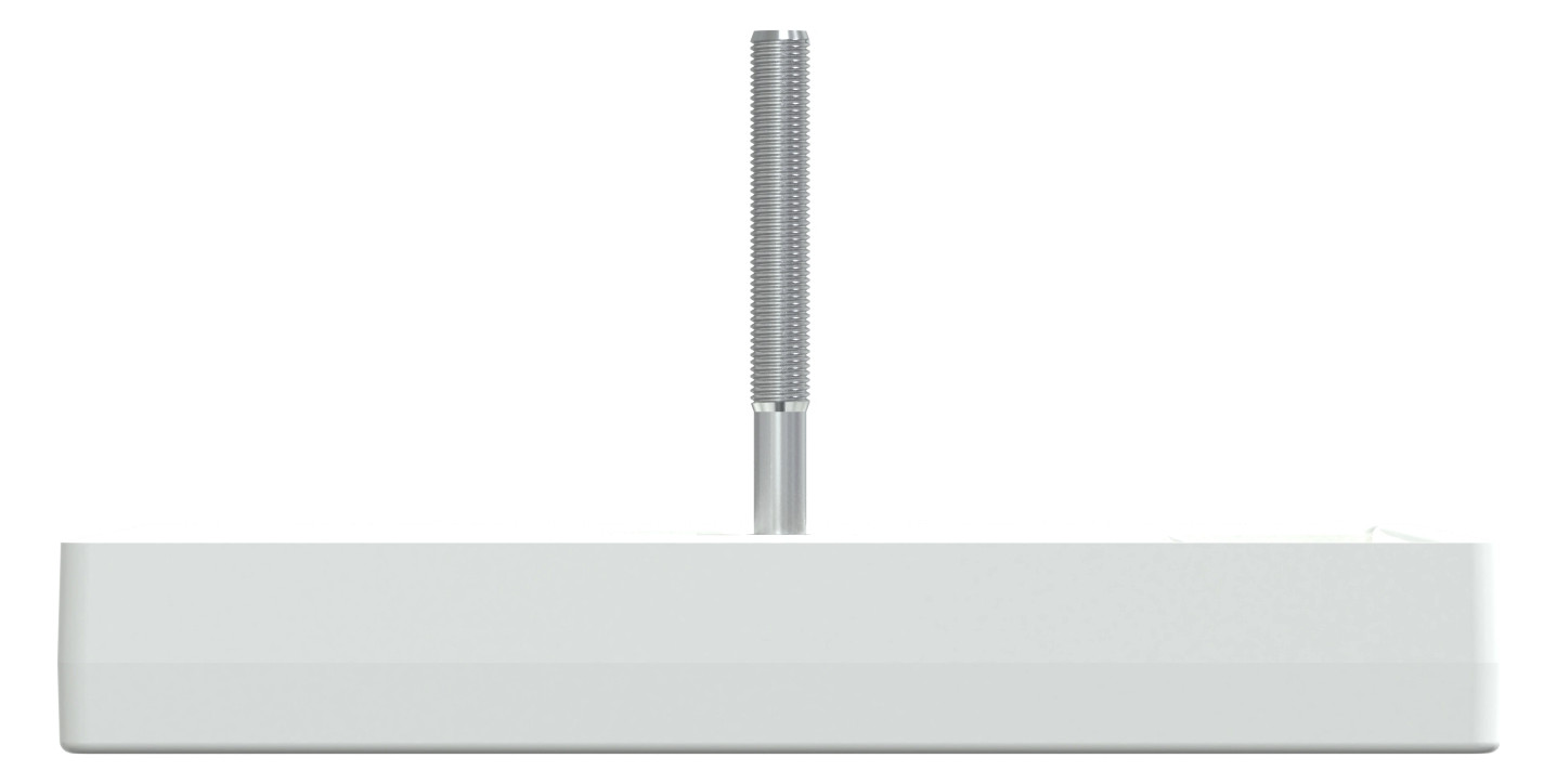 Zentralplatte TAE 3f System M akws Schraubbef aktivweiß