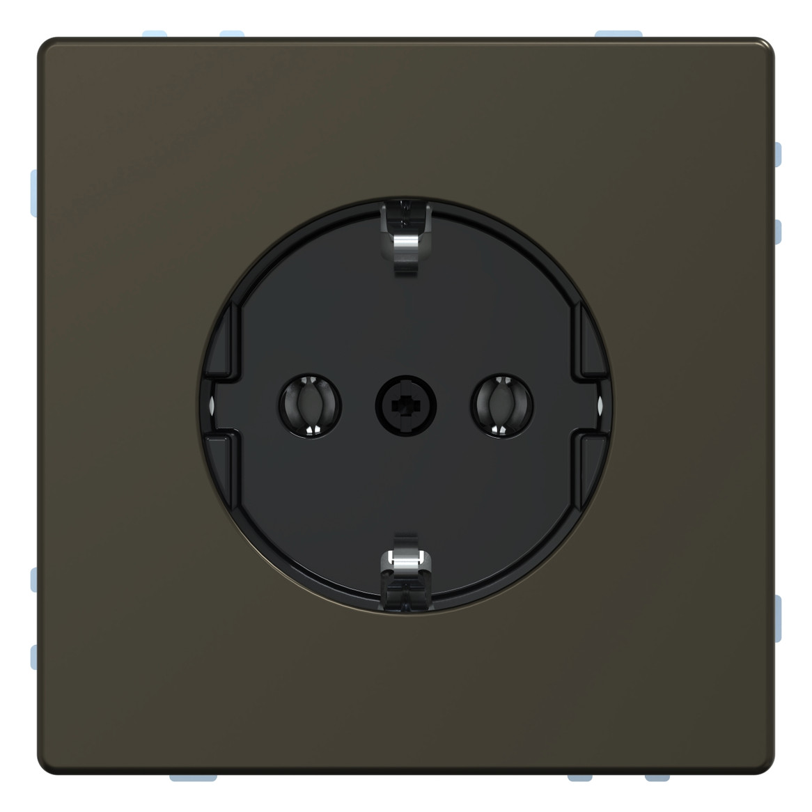 Steckdose 1f mokka glz System Design UP IP20