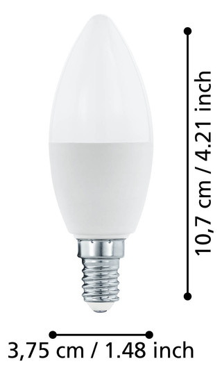 EGLO Leuchtmittel E14-LED KERZE    12263 