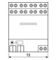 Binäreingang KNX REG 4TE LED 8f m.LED-Anz