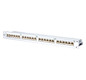 Patchpanel 24Ports 1HE Cat6A Schirm 19Zoll-Einbau 44,45x482,6x103,3mm
