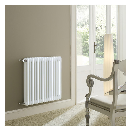 Bemm Austausch-Röhrenradiatoren Aura BT 139 mm, 5 Elemente, Bauhöhe 1065mm, weiß 9016