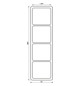 Einbaurahmen 4f aws glz CD / CD 500 Kst f.GEB-K Unterputzmontage Duropl
