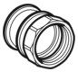 Geberit Gas-Übergang Mapress Ø 15 mm x Rp 1/2, Kupfer, mit Innengewinde, Rotguss