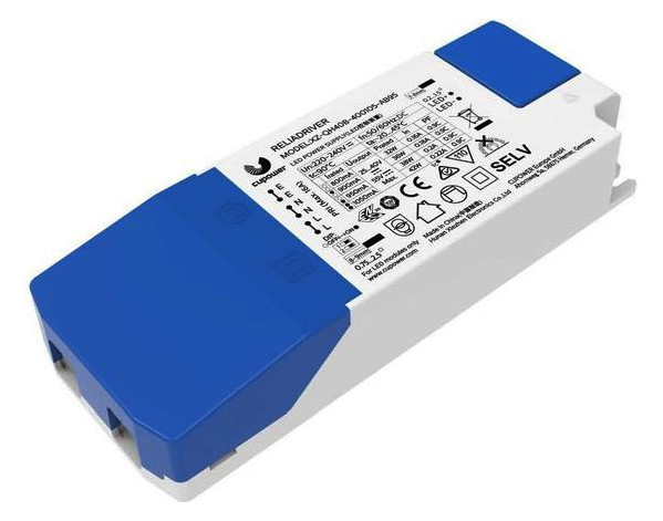 LED-Trafo 42W 800-1050mA 25-40V IP20 dyn Kstgeh 170x65x30mm