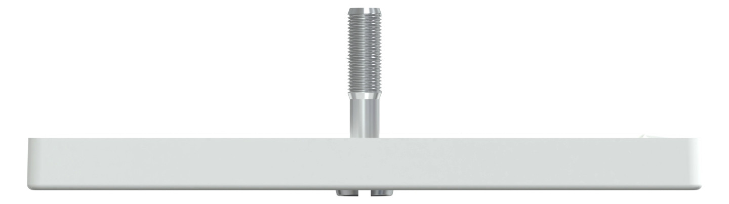 Zentralplatte Sat/TV/Radi System M akws Schraubbef 4f aktivweiß