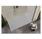 Hoesch Mineralguss-Duschwanne Muna S 140 x 75 x 3 cm, weiß, Antirutsch