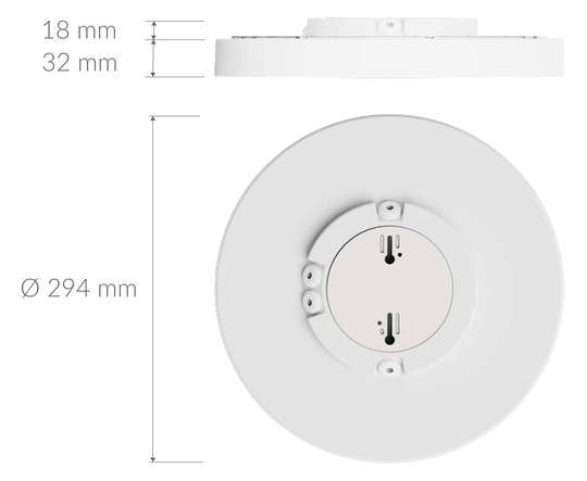 PLEJD Sensorleuchte weiß IP44 CCL-01-S-W 