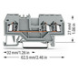 Reihenklemme 0,08-1,5qmm Serie 279 18A 1Etage 3kl gr Hutschiene TH35