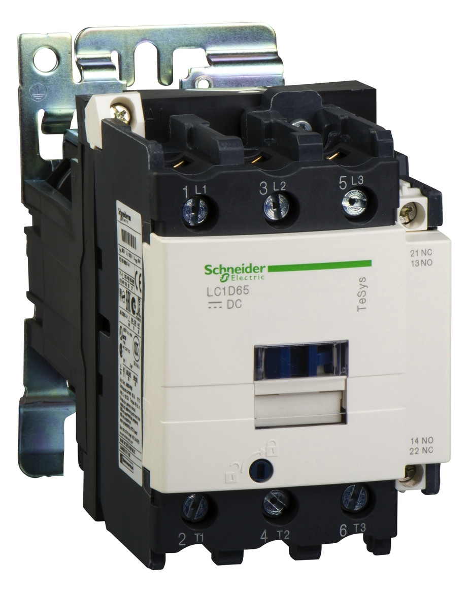 Leistungsschütz 37kW 3S 24VDC 80A 1S+1Ö/Hilf