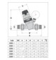 Caleffi Druckminderer 1 1/2" mit Manometer 0-10 bar, max. 80 GradC, 1-6 bar