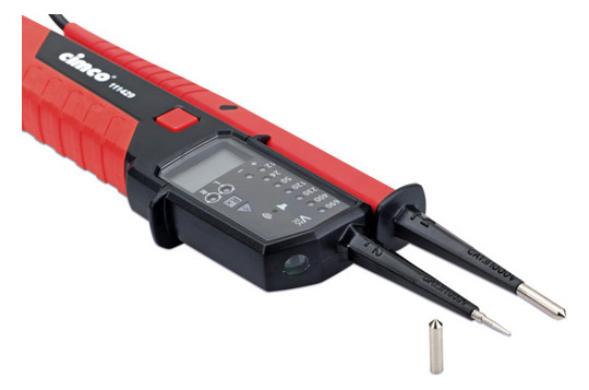 Spannungsprüfer 2p CAT.IV 12-1500V Batt LED/LCD Drehfeldrichtungsanzeige