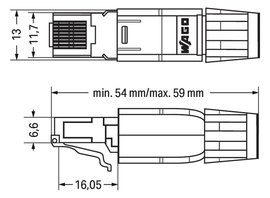 Stecker PROFINET RJ45