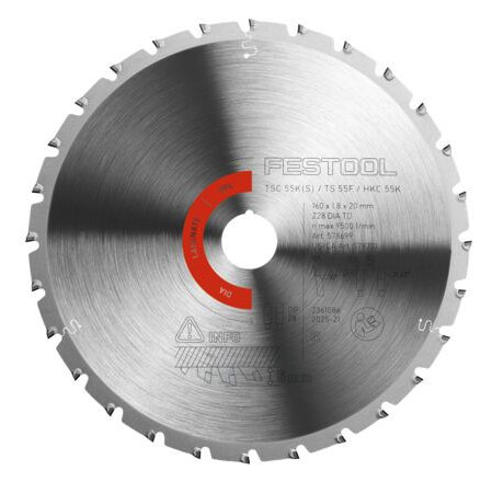 Diamant-Kreissägeblatt LAMINATE/HPL DIA 160x1,8x20 TD28 - Festool - 2