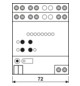 Jalousieaktor KNX REG 4f 6A Handbedien Vor Ort-/Handbedienung