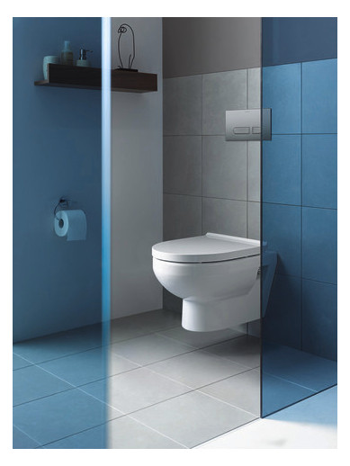 Duravit Wand-WC Set No. 1 mit WC-Sitz, Rimless, weiß