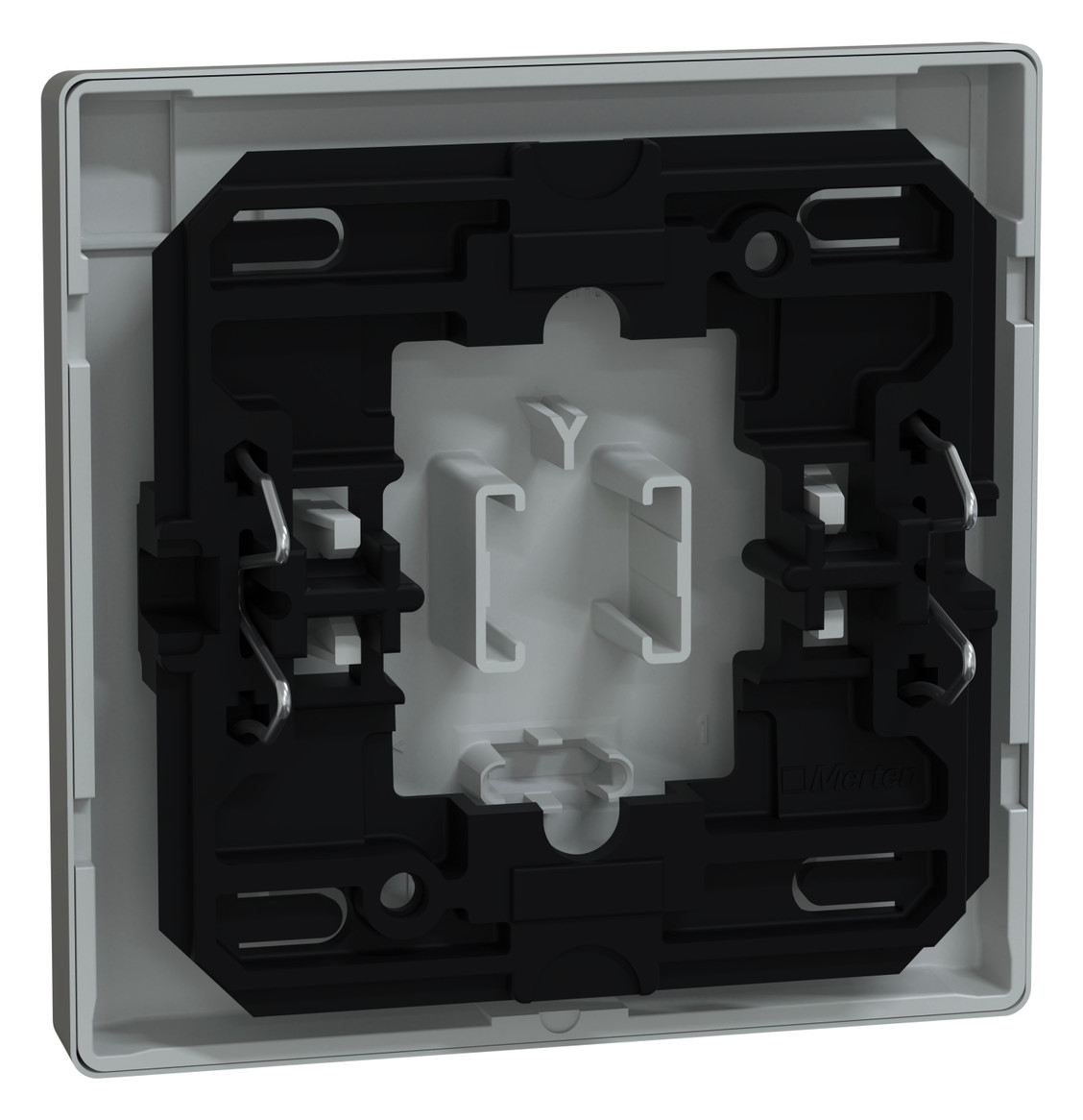Wippe Schalter System Design mokka metallic Kennz.0/1