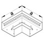 Flachwinkel GEB-K UT 66x170mm ST ver-ws hfr besch RAL9016