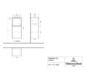 V&B Seitenschrank Subway 3.0 40x86x36,2cm, Schanier rechts/Griff Volcano black, taupe