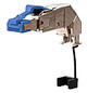 Modular-Stecker RJ45 27-22AWG Feldkonf Schirm Litze massiv f.Rundkabel