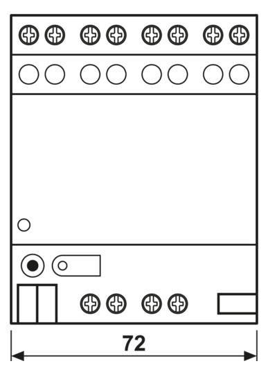 Analogeingang KNX REG 4f Spg Strom Eingangsgröße Spannung