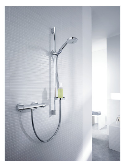 hansgrohe Brausesystem Croma 100 Multi 958 mm Brausestange, mit Thermostat, chrom