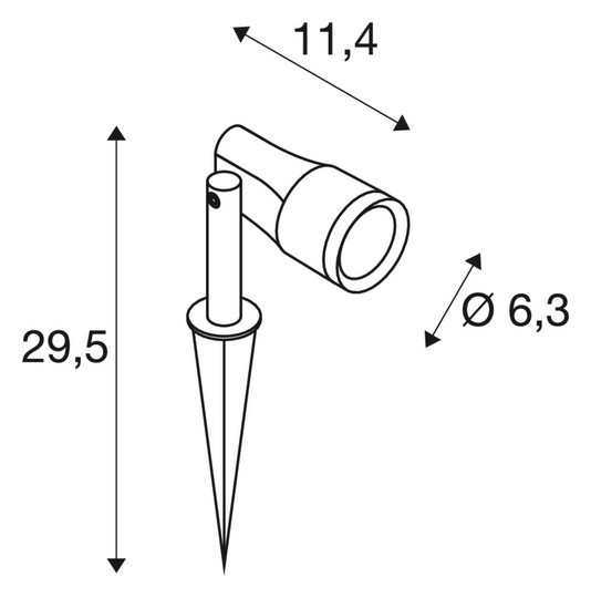 SLV SYNA GARDEN SP IP44/IP65,    1011598 