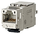 Modular-Buchse Cat6A RJ45 22-26AWG Litze Feldkonf Schirm massiv f.Rundkabel