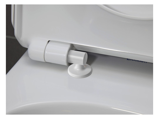 Duravit Wand-WC Set No. 1 mit WC-Sitz, Rimless, weiß