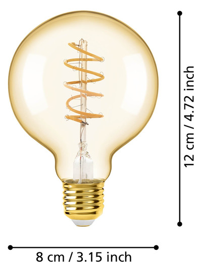 EGLO Leuchtmittel E27-LED G80 4W  110079 