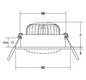 LED-Einbaustrahler 13W LOOP-R Konv sw mt IP20 1LED Kst Ø/EB68mm
