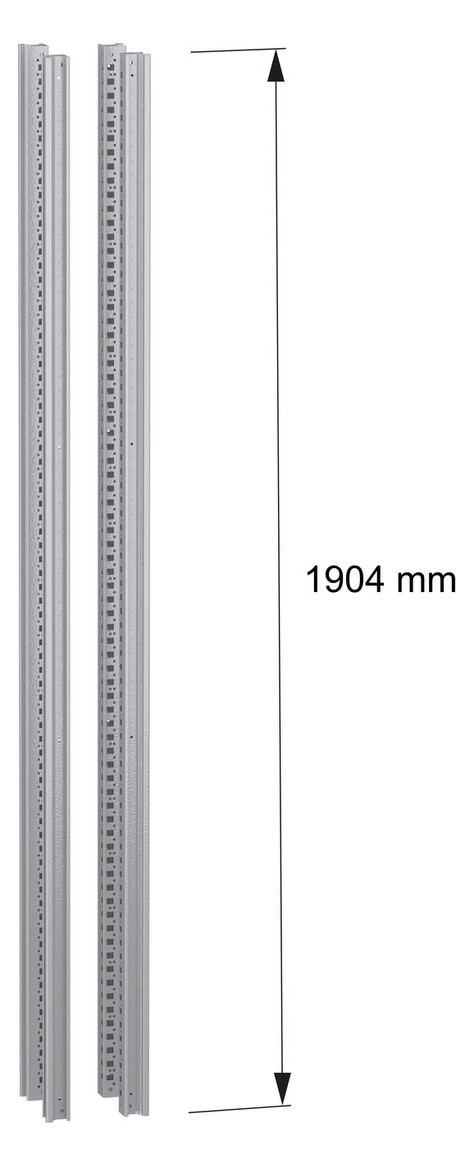 Profil 2000x45x45mm Metall gr RAL7035