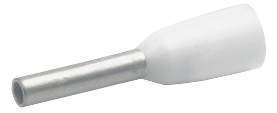 Aderendhülse 0,5qmm 6mm isol PP ws Cu Polypropylen (PP) verzinnt