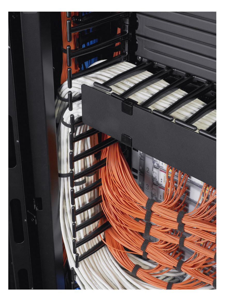 Netzwerkschrank 48HE B750xH2258xT1200mm IP20 Mit rückseitiger Tür pulverbesch